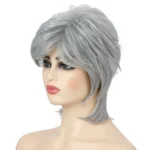 Short Hair Female Wigs Fluffy Fiber Set - Image 4