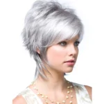 Short Hair Female Wigs Fluffy Fiber Set - Image 7
