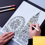 Painting Template Theme City A4 Label Template - Image 6