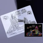 Painting Template Theme City A4 Label Template - Image 10