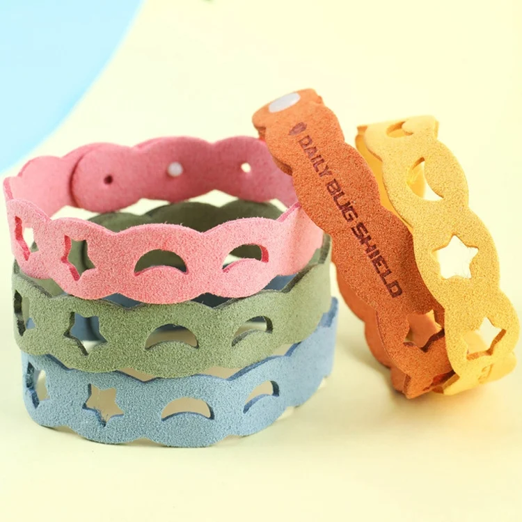 TBD0571875502.webp 5pcs BUGS Mosquito Repellent Bracelet Mosquito Ring Outdoor Mosquito Bracelet Color Random Delivery - Image 1