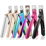 Nail Word Cut French U-Shaped Cut Fake Nail Cut Stainless Steel Nail Knife, Color Classification: Silver - Image 2