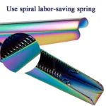 Nail Word Cut French U-Shaped Cut Fake Nail Cut Stainless Steel Nail Knife, Color Classification: Silver - Image 6