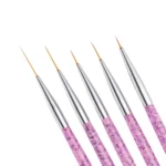5 in 1 7/9/11/15 / 20mm Nail Art Draw Line Pen Nails Painted Brush - Image 3