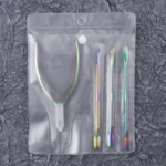 FABIYAN Stainless Steel Dead Skin Shear Steel Push Nail Art Tool Set, Specification: Set 3 - Image 5