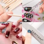 FABIYAN Nail Brush Nail Piece Set Nail Art Polishing Supplies Set - Image 5