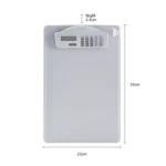 A4 Multi-Function Folder With Calculator Ruler Writing Board File Storage Plastic Splint - Image 3
