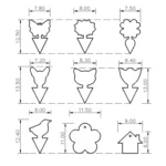 10pcs Double-Sided Yellow Board Sticky Insect Board Insect Trap Heterogeneous Physical Sticky Insect Board, Random Style Delivery - Image 2