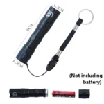 JUNGLELEOPARD 3 PCS Aluminum Alloy Strong Light Flashlight Mini Spotlight LED Light - Image 2