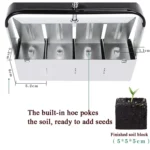 Manual Four Earth Block Makers Soil Blocker Garden Tool Seeding Tool - Image 4
