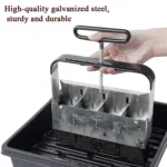 Manual Four Earth Block Makers Soil Blocker Garden Tool Seeding Tool - Image 5