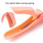 Nail Scissors U-Shaped Scissors DIY French Nail Fake Nail Scissors, Specification: Light Blue - Image 4