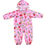 Siamese Children Raincoat Print Thin Section Hooded Raincoat - Image 2