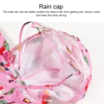 Siamese Children Raincoat Print Thin Section Hooded Raincoat - Image 5