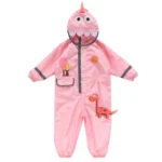 Dinosaur Continuous Children Raincoat Boy Girl Baby Reflective Ventilator Raincoat - Image 2