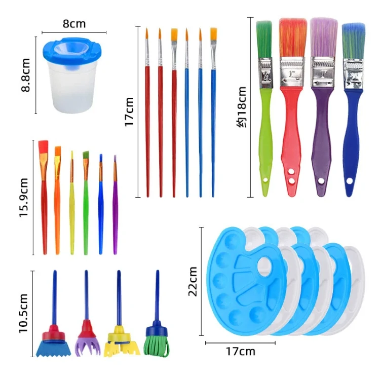 TBD05719122_1.webp 39 In 1 Painting DIY Graffiti Painting Art Supplies For Children - Image 2