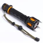 Outdoor LED T6 Strong Light Rechargeable Flashlight Car Safety Hammer Multi-Function Aelf-Defense Flashlight - Image 3