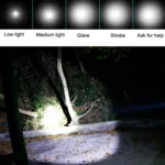 Outdoor LED T6 Strong Light Rechargeable Flashlight Car Safety Hammer Multi-Function Aelf-Defense Flashlight - Image 6