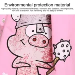 Siamese Children Raincoat Hooded Raincoat - Image 3