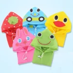 Children Cartoon Raincoat Student Poncho - Image 2