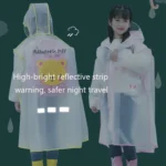 CYX307 Students And Children With Schoolbags Raincoats Full-Body Waterproof Poncho - Image 5