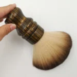 Hair Cut Broken Hair Duster Brush Solid Wood Soft Bristles Cleaning Brush Hairdressing Suppliess - Image 6
