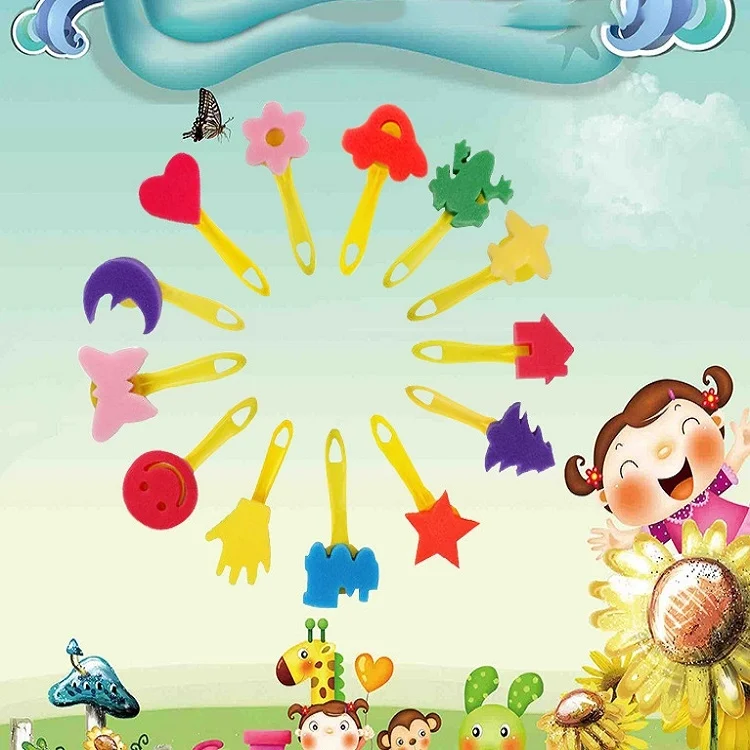 TBD0571926401_B6.webp 31 In 1 Painting Sponge Seal Early Education Art Graffiti Supplies For Children - Image 7