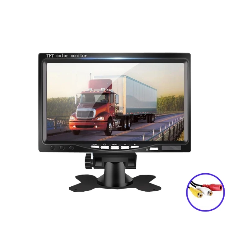TBD0571929701B.webp YB-700A 7 Inch Car Display Truck Car Reversing Image HD Monitoring Bus Reversing Display - Image 1