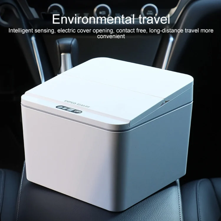 TBD0571931301_5.webp EXPED SMART Desktop Smart Induction Electric Storage Box Car Trash Can - Image 6