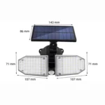 Solar Human Body Induction Light Outdoor Waterproof LED Wall Light - Image 7