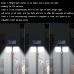 Solar Human Body Induction Light Outdoor Waterproof LED Wall Light - Image 3