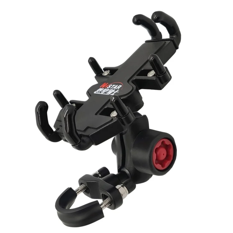 N-STAR NJN002 Motorcycle Metal Aluminum Alloy Universal Anti-Theft Mobile Phone Bracket