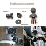 N-STAR NPHA-M Ball Motorcycle Camera Cloud Ball Head Bike Riding Video Ball Head - Image 5