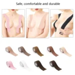 Chest Stickers Sports Tape Muscle Stickers Elastic Fabric Nipple Stickers - Image 3