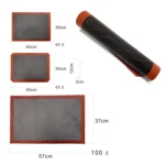 Hollow Non-Stick High Temperature Baking Mat Breathable Glass Fiber Baking Pan Mat - Image 3