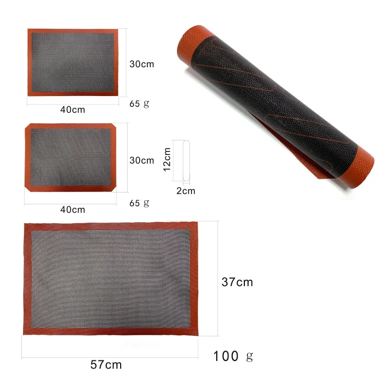 TBD0571946301_B2.webp Hollow Non-Stick High Temperature Baking Mat Breathable Glass Fiber Baking Pan Mat - Image 3