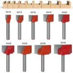 9 In1 6 Handle Bottom Cleaning Knife Woodworking Slotting Milling Cutter CNC Engraving Machine Tool - Image 2