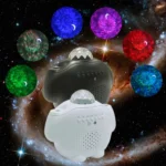 SC515-03 Remote Control Bluetooth Music Starlight Water Pattern Projection Bedroom Night Light USB Sound Control Full Star Laser Stage Lamp - Image 2