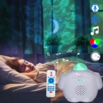 SC515-03 Remote Control Bluetooth Music Starlight Water Pattern Projection Bedroom Night Light USB Sound Control Full Star Laser Stage Lamp - Image 4