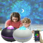 SC526 LED Starry Remote Control  Water Pattern Projection Lamp Graffiti Smart Starry Sky Light Wireless Night Light - Image 2