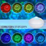 SC526 LED Starry Remote Control  Water Pattern Projection Lamp Graffiti Smart Starry Sky Light Wireless Night Light - Image 7