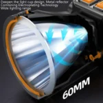 LED Night Fishing Charge Head Light Outdoor Camping Fishing Miner Light Searchlight Head-Mounted Flashlight With Charge Display - Image 3