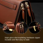 LEINASEN A82 Handbag Men Business Clips Long Big Capacity Casual Multi-Card Zipper - Image 4