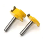 2 PCS/Set 8-Handle Arc T-Type Tenon Cutter Woodworking Trimming Engraving Machine Milling Cutter - Image 2
