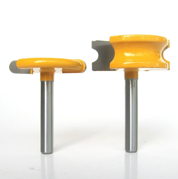 2 PCS/Set Floor Jigsaw Woodworking Tenon Cutter Trimming Engraving Machine Milling Cutter