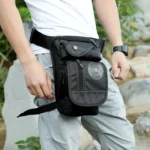 HaoShuai 325 Multi-Function Nylon Leg Bag Mountaineering Outdoor Travel Sports Convenient Waist Bag - Image 7