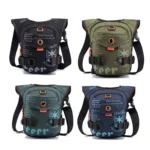HaoShuai 5126 Outdoor Riding Leg Bag Multifunctional Sports Men Chest Bag Portable Waist Bag Messenger Bag - Image 2