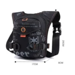 HaoShuai 5126 Outdoor Riding Leg Bag Multifunctional Sports Men Chest Bag Portable Waist Bag Messenger Bag - Image 3