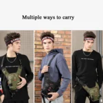 HaoShuai 5126 Outdoor Riding Leg Bag Multifunctional Sports Men Chest Bag Portable Waist Bag Messenger Bag - Image 7