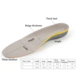 XD-640 Arch Sports Insoles Men and Women Shock Absorption Sweat Insoles Basketball Running Orthopedic Insoles - Image 7